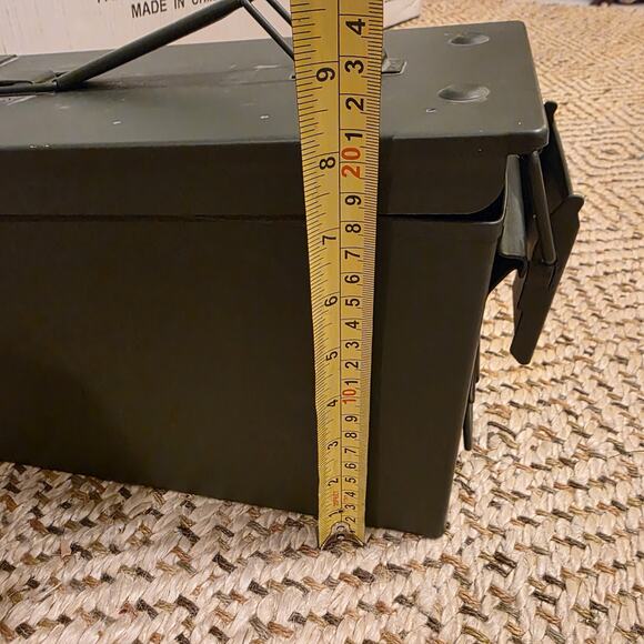 50 Cal Metal Ammo Can – Military Style Steel Box Shotgun Rifle Gun Ammo Storage - Picture 10 of 16